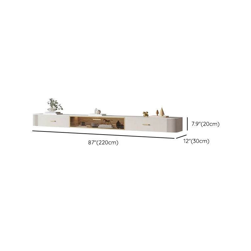 Modern Wall Mount TV Stand 2 Drawers Wooden TV Console for Living Room Clearhalo 'furn' 'furn_tv_stands_entertainment_centers' 'Furniture' 'Living Room Furniture' 'TV Stands & Entertainment Centers' 'TV Stands & Media Storage Furniture' 'tv_stands_entertainment_centers' 1200x1200_c0571c14-9d00-439d-b377-8fa8b238fe32