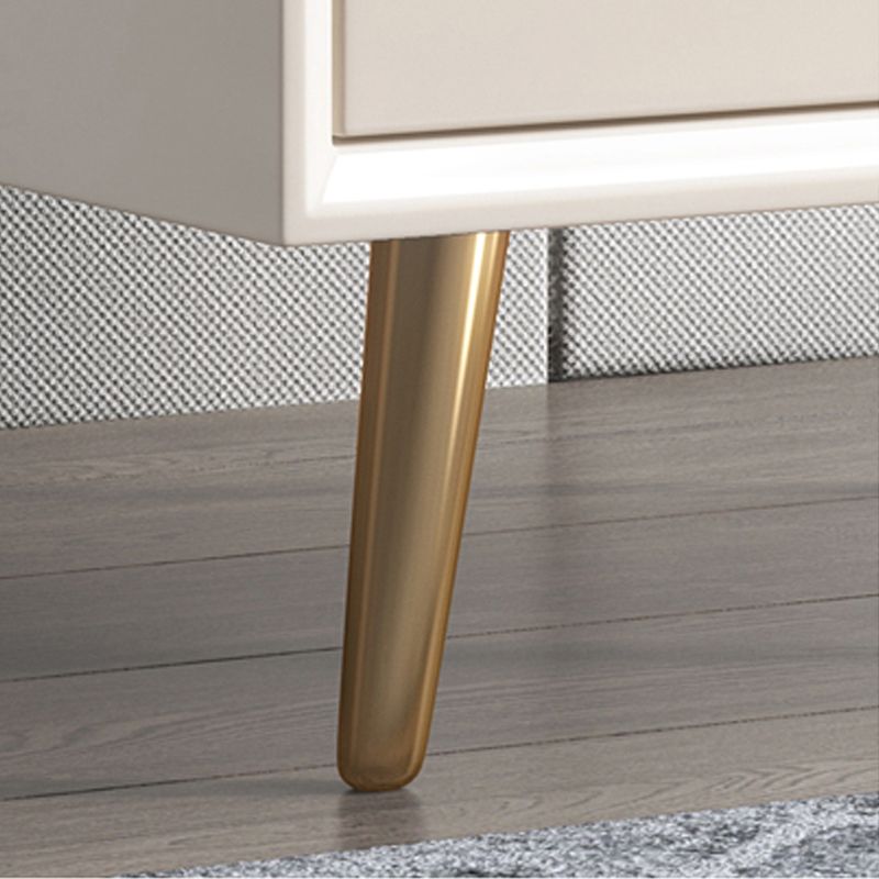 Table de nuit en bois massif moderne lit de nuit de lit moderne avec 3 tiroirs pour le salon 18 "W x 24" H