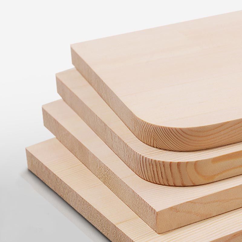 Esstisch aus massivem Holz, moderne ovale Möbel mit Doppelsockel für die Küche