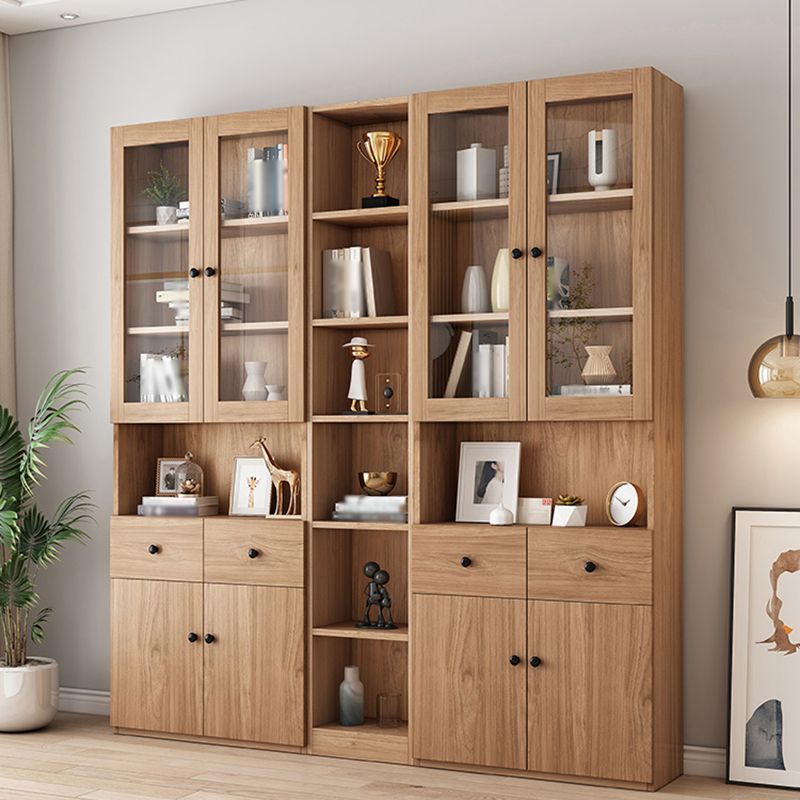 Solid Wood Bookcase Contemporary Style Bookshelf for Home Office Study Room Clearhalo 'Bookcases' 'furn' 'furn_bookcases' 'Furniture' 'Office Furniture' 1200x1200_c061d866-948a-4c17-91a3-cfa8eb12082c