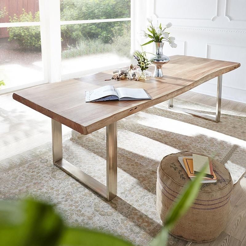 Rectangle Solid Wood Dining Table Luxury Double Pedestal Table for Dining Room Clearhalo ' dining_table' 'Dining Tables & Seating' 'Dining Tables' 'furn' 'furn_dining_table' 'Furniture' 'furniture_dining_table' 'Kitchen & Dining Furniture' 'kitchen&dining_furn' 'kitchen' 'kitchen_dining_table' 1200x1200_c062aae8-1596-43ac-9938-010913eb2de9