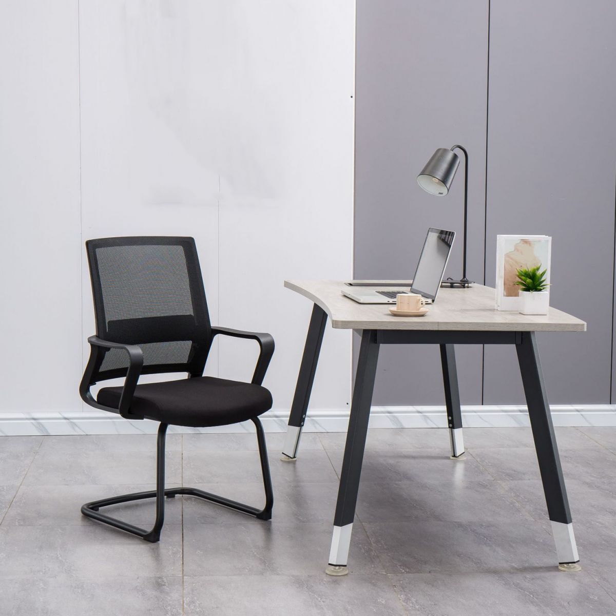 Contemporary Arm Chair Fixed Arms No Distressing Black Office Chair Clearhalo 'furn' 'furn_office_chair' 'Furniture' 'Office Chairs' 'Office Furniture' 'office_chair' 1200x1200_c063fa1b-80e4-4a4b-a103-333282e246bf