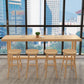 Natural Solid Wood Bar Dining Table Rectangle Bar Height Pub Table Clearhalo 'Bar Furniture' 'Bar Tables' 'bar_tables' 'furn' 'furn_bar_tables' 'Furniture' 'Kitchen & Dining Furniture' 1200x1200_c0680f8c-50c2-4717-9ef4-a5ea2104ffe0