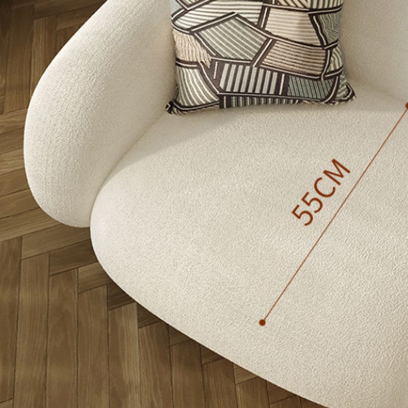 Contemporary Standard Settee with Tight Back Sofa and Black Base