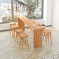 Luxurious Rectangle Pub Table Set 1/5/9 Pieces Wooden Counter Table with Backless Stools Clearhalo 'Bar Furniture' 'furn' 'furn_home_bar_bar_sets' 'Furniture' 'Home Bars & Bar Sets' 'home_bar_bar_sets' 'Kitchen & Dining Furniture' 1200x1200_c06a1f33-c8b1-4d51-8508-9c543f7c538b