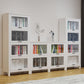 11.81"W Bookcase Contemporary Style Solid Wood Bookshelf for Home Office with Doors Clearhalo 'Bookcases' 'furn' 'furn_bookcases' 'Furniture' 'Office Furniture' 1200x1200_c06c8cdb-c65c-45ed-a016-3f5bb4b4ad75