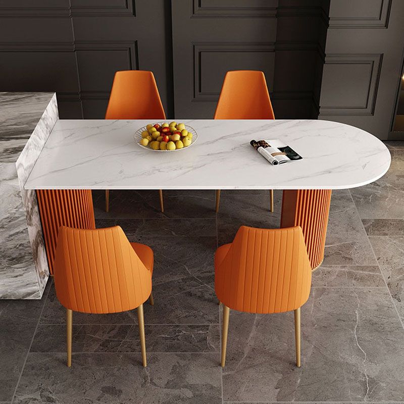 1/2/5 Pieces Dining Room Table Rectangular Sintered Stone Top Dining Chairs Set Clearhalo 'Dining Room Sets' 'Dining Tables & Seating' 'dining_room_set' 'furn' 'furn_dining_room_set' 'Furniture' 'furniture_dining_room_set' 'Kitchen & Dining Furniture' 'kitchen&dining_furn' 'kitchen' 1200x1200_c06df205-0337-4866-804f-da45f199da6e