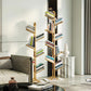 9.49"W Bookshelf Invisible Contemporary Style Bookcase for Office Home