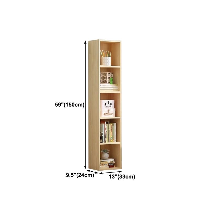 Scandinavian Pine Standard Bookshelf Vertical Closed Back Bookshelf for Living Room Clearhalo 'Bookcases' 'furn' 'furn_bookcases' 'Furniture' 'furniture_bookcases' 'kitchen' 'kitchen_bookcases' 'Living Room Furniture' 'Office Furniture' 1200x1200_c06fc91e-a1e9-4937-aa0f-6f5f3b1842ae