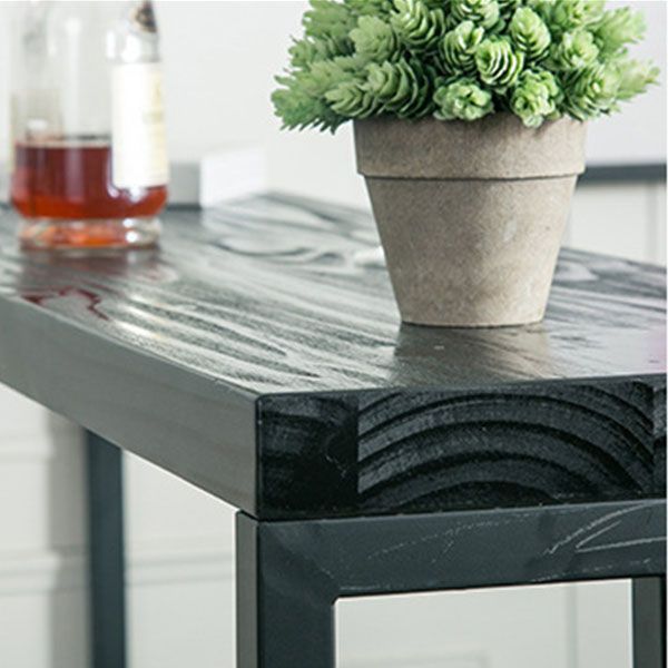 Industrial Table and Stool 1/4 Pieces Solid Wood Pub Table Set Clearhalo 'Bar Furniture' 'furn' 'furn_home_bar_bar_sets' 'Furniture' 'Home Bars & Bar Sets' 'home_bar_bar_sets' 'Kitchen & Dining Furniture' 1200x1200_c0708a71-b044-422c-838f-6ae120b58971
