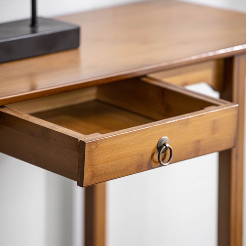 12" Wide Mid-Century Modern Console Table Solid Wood Console Sofa Table Clearhalo 'Console Tables' 'console_tables' 'Entry & Mudroom Furniture' 'furn' 'furn_console_tables' 'Furniture' 1200x1200_c070c4c6-6139-4940-943d-bc20aa21a86d