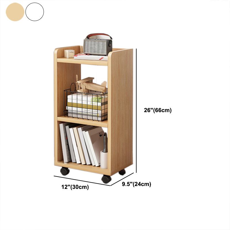 Modern Wooden Storage Bookshelf Home Office Bookcase with Shelf