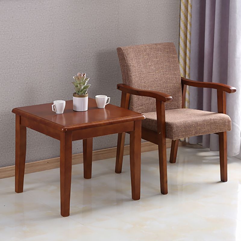 Mid-century Modern 21.25"Wide Linen Blend Fixed Back Square Arm Chair Clearhalo 'Accent Chairs' 'accent_chairs' 'Chairs & Seating' 'furn' 'furn_accent_chairs' 'Furniture' 'Living Room Furniture' 1200x1200_c0728167-e0cb-4562-a49f-b66af0e093ef