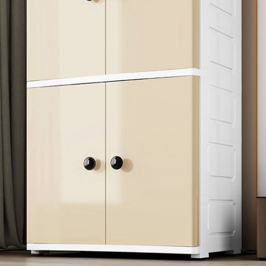 Armario de armario contemporáneo Armario de plástico con piernas