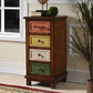 33" Tall 4 - Drawer Accent Chest, Wooden Rectangle Side Cabinet