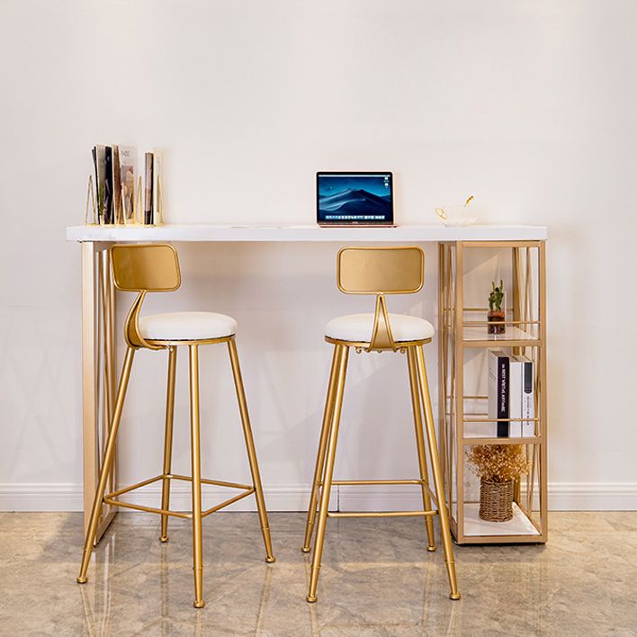 Glam Wood Bar Table Set 1/2/3 Pieces Rectangular Counter Set for Home Clearhalo 'Bar Furniture' 'furn' 'furn_home_bar_bar_sets' 'Furniture' 'Home Bars & Bar Sets' 'home_bar_bar_sets' 'Kitchen & Dining Furniture' 1200x1200_c079b844-6aea-4f44-9a50-4cb4333a3f7e