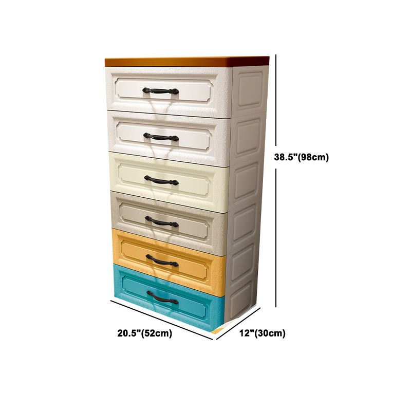 Eigentijdse garderobe kast met lade plastic garderobe kast