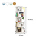 Moderne houten roteerbare boekenkast Studieruimte Geometrische boekenplank