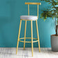 Metal Low Back Dining Stools Glam Armless Bar Stools with Gold Metal Base Clearhalo 'Bar Furniture' 'Bar Stools' 'bar_stools' 'furn' 'furn_bar_stools' 'Furniture' 'Kitchen & Dining Furniture' 1200x1200_c07f91a4-0177-465a-b83b-7228ffc4eb6e
