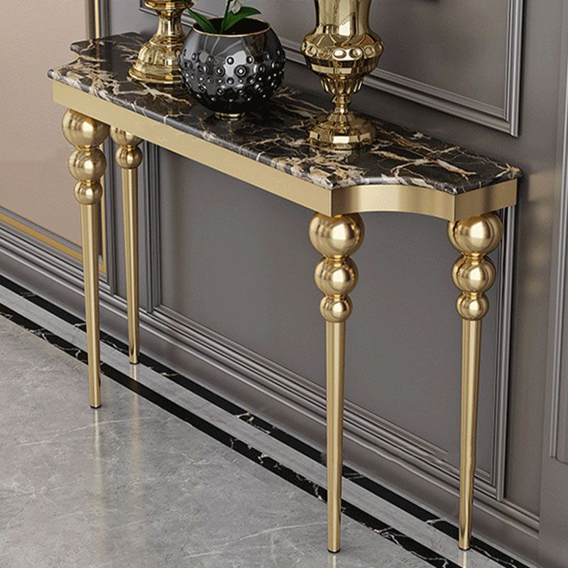 Tabella della console contemporanea di forma libera da divano di divano console in pietra