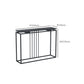 Table accent de console moderne Table de console finition antique en métal