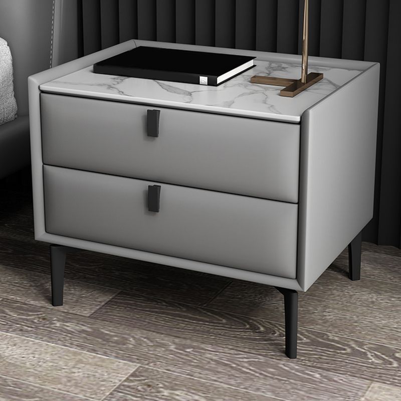 18.5" Tall 2 - Drawer Nightstand Modern Solid Wood Nightstand Clearhalo 'Bedroom Furniture' 'furn' 'furn_night_stand' 'Furniture' 'night_stand' 'Nightstands' 1200x1200_c0865236-25dc-4e7c-a5f4-883b3d0cc5e4