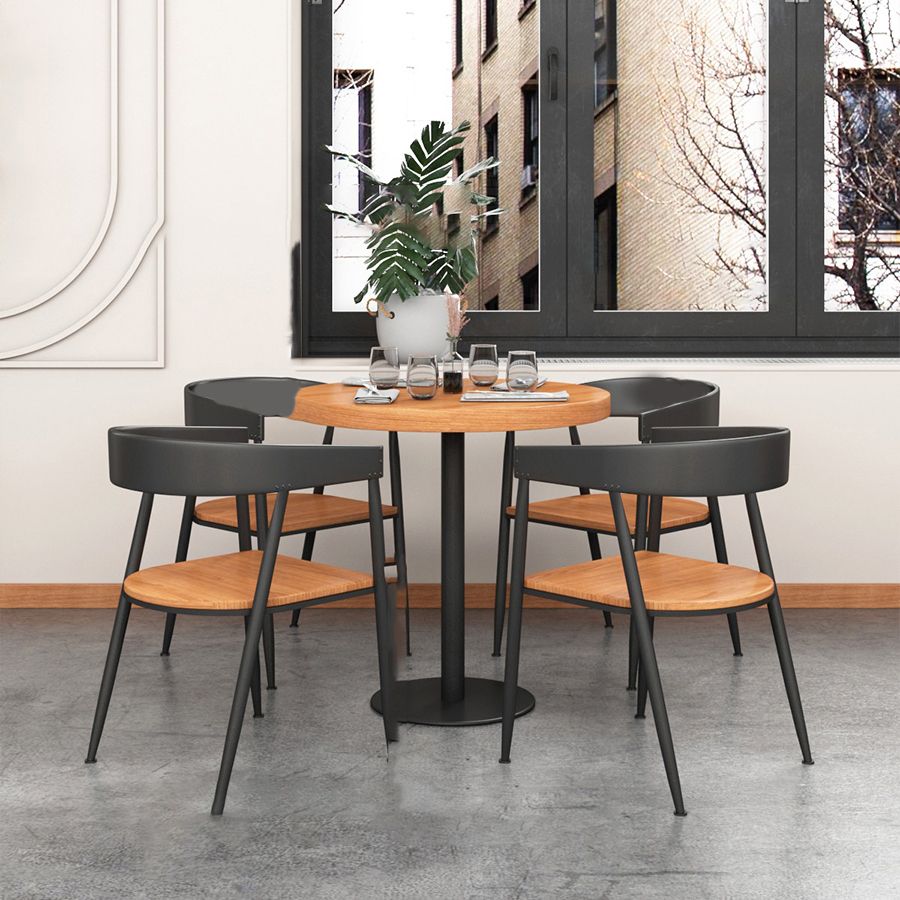 Ensemble de restauration moderne 1/3/4/5 PCS Metal Frame Table et chaises