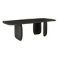 Rectangle Minimalist Dining Table Black Solid Wood Fixed Table for Restaurant Clearhalo ' dining_table' 'Dining Tables & Seating' 'Dining Tables' 'furn' 'furn_dining_table' 'Furniture' 'furniture_dining_table' 'Kitchen & Dining Furniture' 'kitchen&dining_furn' 'kitchen' 'kitchen_dining_table' 1200x1200_c089e731-3fc7-4901-8bba-73c5c4df99df