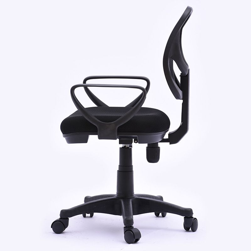 Contemporary Arm Chair Fixed Arm Adjustable Seat Height Swivel Office Chair Clearhalo 'furn' 'furn_office_chair' 'Furniture' 'Office Chairs' 'Office Furniture' 'office_chair' 1200x1200_c08a4fdd-fb4f-4004-92d4-1cb9fee422ff