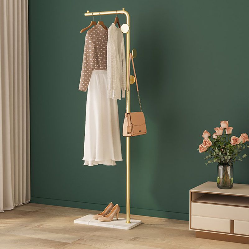 Modern Metal Entry Hall Tree Changs Racks con ganchos de abrigo