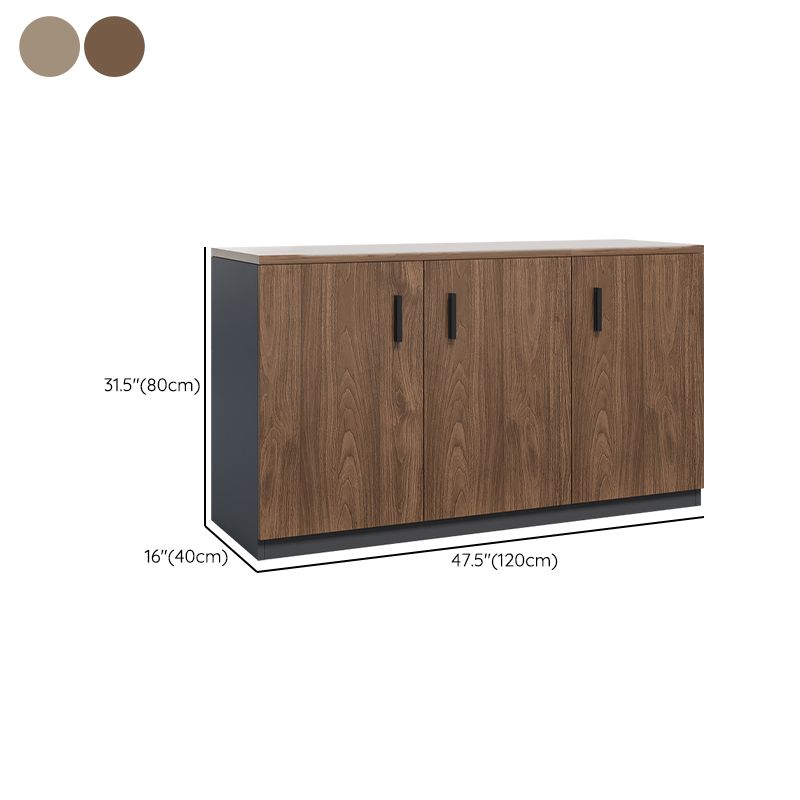 Gabinete de almacenamiento de madera de gabinete tradicional Gabinete de presentación para la oficina