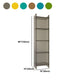 Vertical Closed Back Standard Bookshelf Glam Acrylic Bookshelf for Home Clearhalo 'Bookcases' 'furn' 'furn_bookcases' 'Furniture' 'furniture_bookcases' 'kitchen' 'kitchen_bookcases' 'Living Room Furniture' 'Office Furniture' 1200x1200_c08bb89b-93dd-43b0-8810-0c3a97f7997f