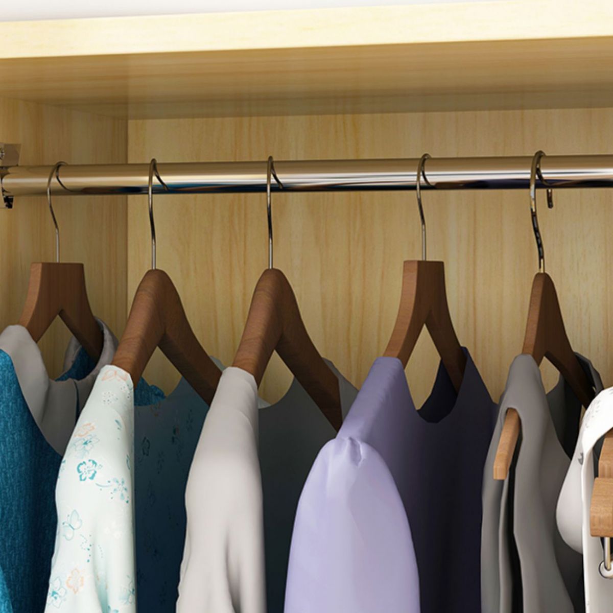 Eigentijdse stijl garderobe houten garderobe kast voor slaapkamer