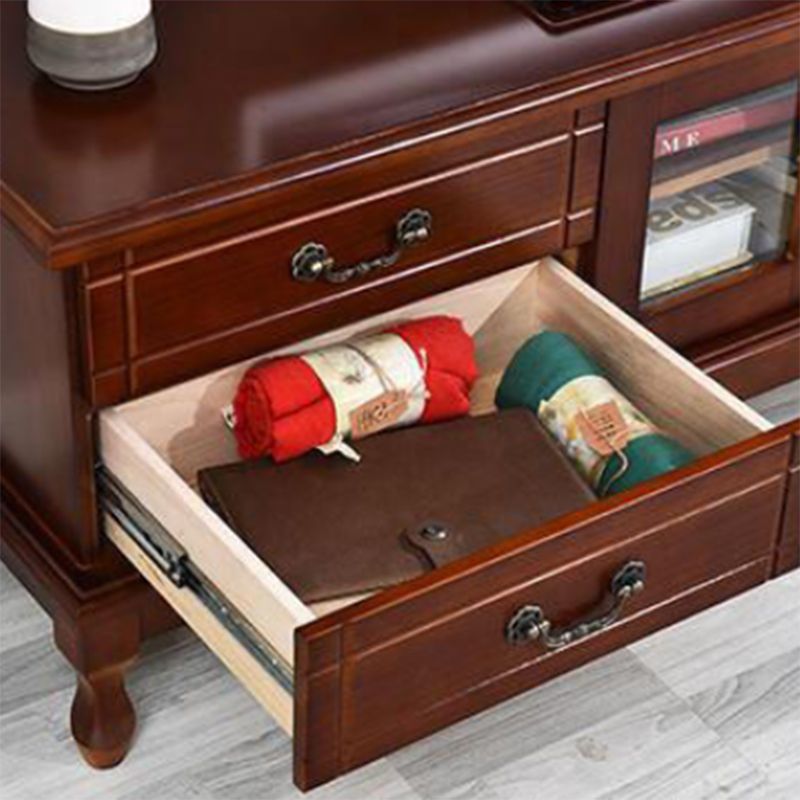 Contemporary TV Media Stand Wooden Media Console with Drawers Clearhalo 'furn' 'furn_tv_stands_entertainment_centers' 'Furniture' 'Living Room Furniture' 'TV Stands & Entertainment Centers' 'TV Stands & Media Storage Furniture' 'tv_stands_entertainment_centers' 1200x1200_c090515f-7f03-472d-bca9-e38aeb3535a0