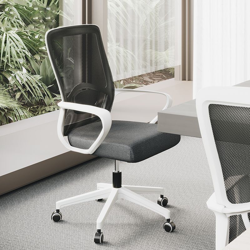 Modern Nylon Office Chair Slide Height-adjustable Desk Chair Clearhalo 'furn' 'furn_office_chair' 'Furniture' 'Office Chairs' 'Office Furniture' 'office_chair' 1200x1200_c09106b3-a492-4d03-bba0-5ce0e4f56353
