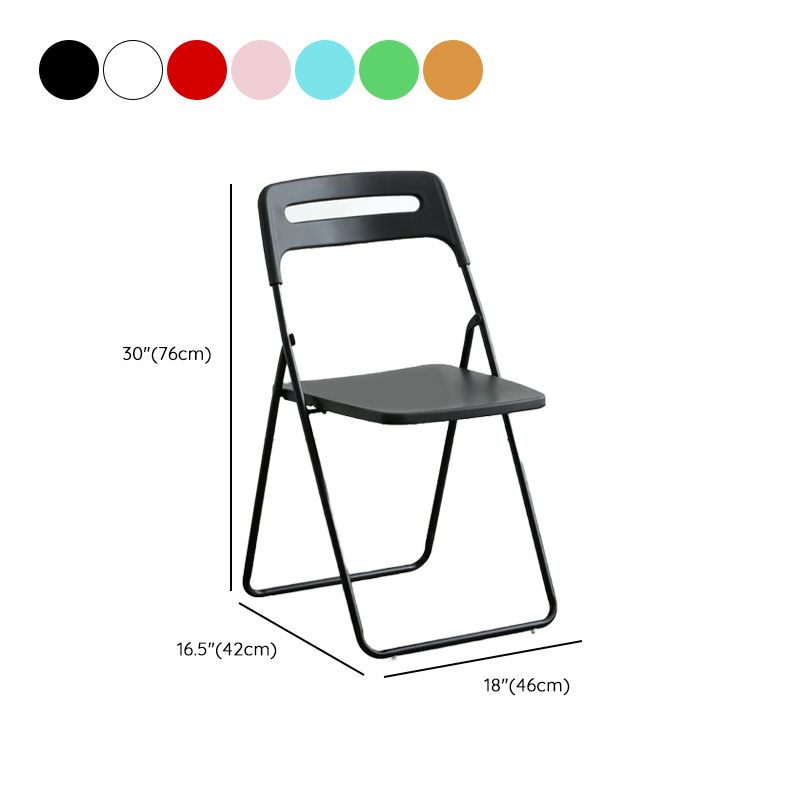 Contemporary Single da 16,5 "wide poltrone in metallo a colori solidi con gambe