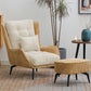Corduroy Chair 30.70" L x 37.00" W x 46.45" H Tufted Cushions Chair Clearhalo 'Accent Chairs' 'accent_chairs' 'Chairs & Seating' 'furn' 'furn_accent_chairs' 'Furniture' 'Living Room Furniture' 1200x1200_c091bc2a-8ace-4753-9a8d-9414ad4e407c