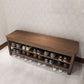 Modern Entryway Bench Wooden Seating Bench with Shoe Storage , 14" Width