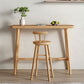 Industrial Natural Bar Table Solid Wood Bar Height Table with Trestle Base Clearhalo 'Bar Furniture' 'Bar Tables' 'bar_tables' 'furn' 'furn_bar_tables' 'Furniture' 'Kitchen & Dining Furniture' 1200x1200_c0935ade-1855-47b6-9ea0-c01f5fbd740b