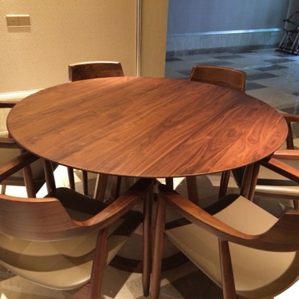 Round Pedestal Table Stone Dining Room Home Furniture with Pine Solid Wood Clearhalo ' dining_table' 'Dining Tables & Seating' 'Dining Tables' 'furn' 'furn_dining_table' 'Furniture' 'furniture_dining_table' 'Kitchen & Dining Furniture' 'kitchen&dining_furn' 'kitchen' 'kitchen_dining_table' 1200x1200_c0944bf7-06a3-4f56-866d-a9db375526c7