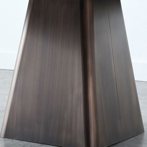 Table de pierre blanche de style moderne table à manger ronde pour la cuisine