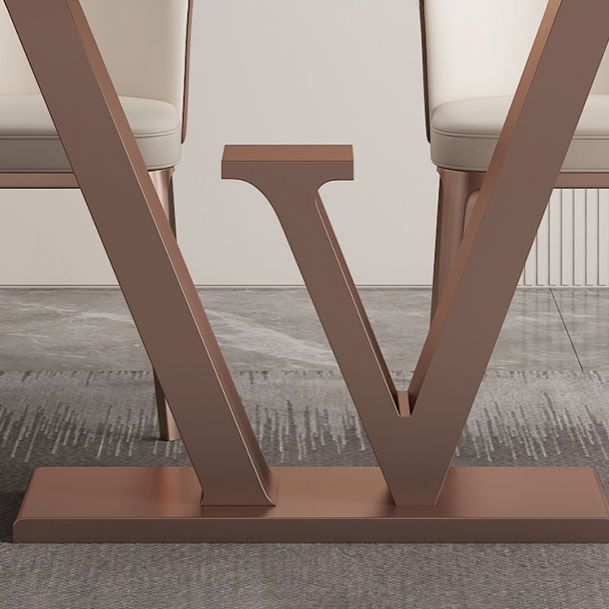 Stone Nordic 1/2/5/6 Pieces Dining Set with Leather Chairs Dining Furniture Clearhalo 'Dining Room Sets' 'Dining Tables & Seating' 'dining_room_set' 'furn' 'furn_dining_room_set' 'Furniture' 'furniture_dining_room_set' 'Kitchen & Dining Furniture' 'kitchen&dining_furn' 'kitchen' 1200x1200_c09860a1-e78b-42a2-83c5-84b68dee23ad