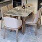 Gray Stone Top Dining Table Contemporary Dining Table with Sled Base Clearhalo ' dining_table' 'Dining Tables & Seating' 'Dining Tables' 'furn' 'furn_dining_table' 'Furniture' 'furniture_dining_table' 'Kitchen & Dining Furniture' 'kitchen&dining_furn' 'kitchen' 'kitchen_dining_table' 1200x1200_c09a8ac9-6b8a-4916-a9f1-d49c9dda7c17
