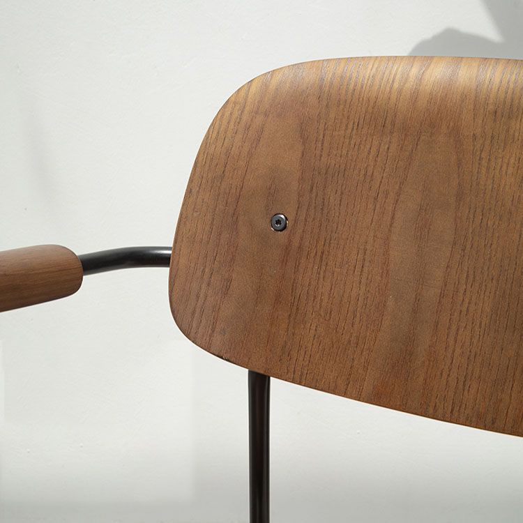 Contemporary Solid Wood Dining Armchair Kitchen Open Back Arm Chair Clearhalo ' kitchen&dining_furn' 'Dining Chairs' 'Dining Tables & Seating' 'dining_chair' 'furn' 'furn_dining_chair' 'Furniture' 'furniture_dining_chair' 'Kitchen & Dining Furniture' 'kitchen' 1200x1200_c09aec00-04a5-478c-ac20-eb6f1c428ed8