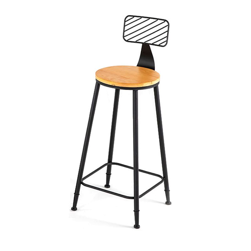 1/2/3-teiliges Bartisch-Set aus massivem Holz im industriellen Stil, rundes Theken-Set