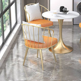 ダイニングルーム布張りの椅子ホームフェイクレザースラットバックダイニングチェア