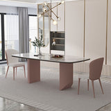 Contemporary Dining Side Chair Faux Leather Dining Side Chair for Indoor