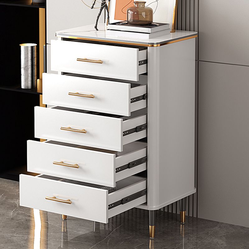 Classic Glam Lingerie Chest Vertical Marble Storage Chest with Drawers for Bedroom Clearhalo 'Bedroom Furniture' 'Dressers & Chests' 'dressers_chests' 'furn' 'furn_dressers_chests' 'Furniture' 1200x1200_c0a19919-f3f3-42eb-8a90-7367cff3903b