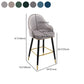 Low Back Matte Finish Bar Stool Footrest Armed Glam Upholstered Stool Clearhalo 'Bar Furniture' 'Bar Stools' 'bar_stools' 'furn' 'furn_bar_stools' 'furniture_bar_stools' 'Kitchen & Dining Furniture' 'kitchen&dining_furn' 'kitchen' 'kitchen_furn' Furniture' 1200x1200_c0a2ad64-374a-4a7b-8448-fe62eb98d0ae