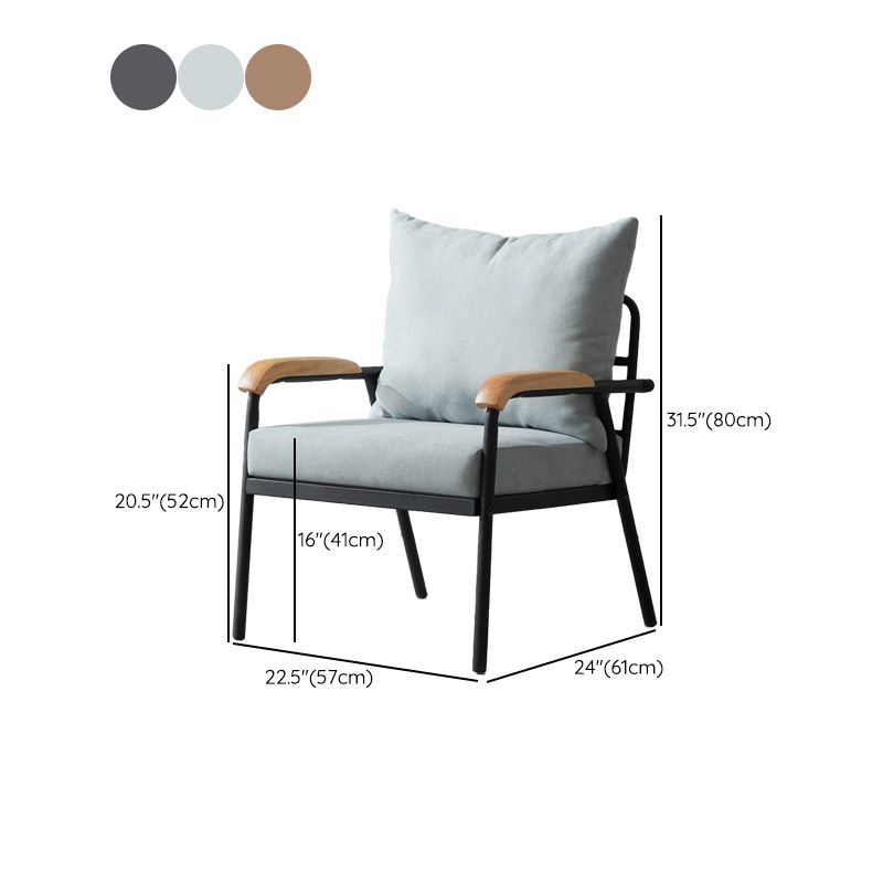 Solid Color Living Room Armchair Arms Included Accent Armchair Clearhalo 'Accent Chairs' 'accent_chairs' 'Chairs & Seating' 'furn' 'furn_accent_chairs' 'Furniture' 'Living Room Furniture' 1200x1200_c0a3b2ef-06ce-4faa-be7d-53ed3ea067bb